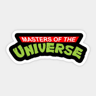 TMNT / Masters of the Universe Logo Parody Mashup Sticker